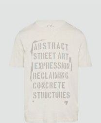 QS - Shirt - Grijs - Kwartmouw - Ronde Hals - Losse Pasvorm