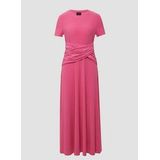 Jurk - Maxi-jurk - Getailleerd Silhouet - Korte Mouwen - Ronde Halslijn