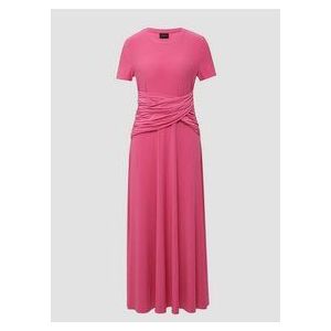 Jurk - Maxi-jurk - Getailleerd Silhouet - Korte Mouwen - Ronde Halslijn