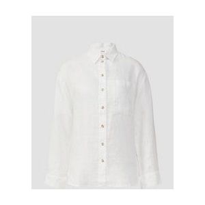 s.Oliver - Blouse - Wit - Klassieke Blouse - Lange Mouw