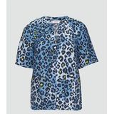 s.Oliver - Blouse - Lichte Viscose - Elegante O-vorm