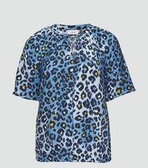 s.Oliver - Blouse - Lichte Viscose - Elegante O-vorm