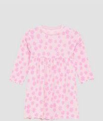 s.Oliver - A-lijn Jurk - Zacht Katoen - Lange Mouwen