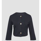 s.Oliver BLACK LABEL - Korte Blazer - Boxy Fit - Viscoseriemix