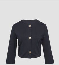 s.Oliver BLACK LABEL - Korte Blazer - Boxy Fit - Viscoseriemix