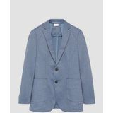 s.Oliver - Colbert - Blauw - Effen - Lange Mouw