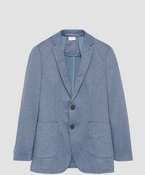 s.Oliver - Colbert - Blauw - Effen - Lange Mouw