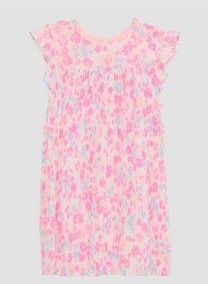 A-lijn Jurk - Bloemenprint - Korte Lengte - Normale Pasvorm - Zacht Aanvoelend