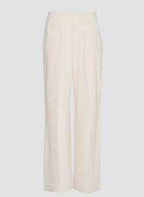 Broek - Sweatstof - Mélange - Wide Leg - High Waist - Lang/maxi