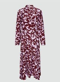 Blousejurk - Knoopsluiting - Viscose - Polokraag - Lange Mouw