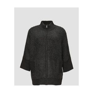 Vest - Oversized Bouclé - Wolmix - Met Ritssluiting - Casual
