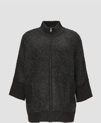 Vest - Oversized Bouclé - Wolmix - Met Ritssluiting - Casual