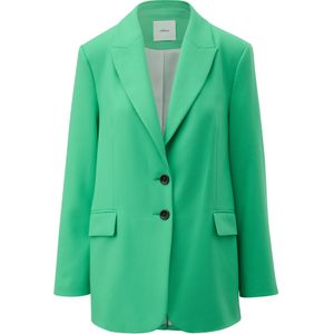 Blazer van viscose met stretch