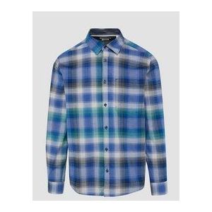 s.Oliver - Overhemd - Blauw - Geruit - Lange Mouw