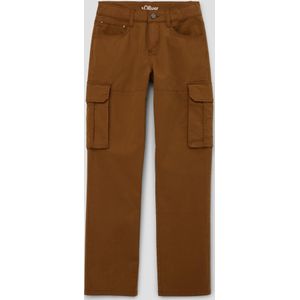 Pete: twill broek met cargozakken