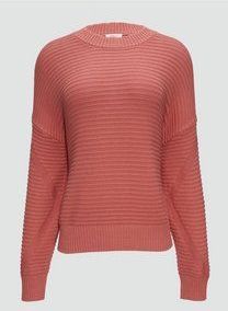 s.Oliver - Gebreide Trui - Oversized - Zacht - Ronde Hals