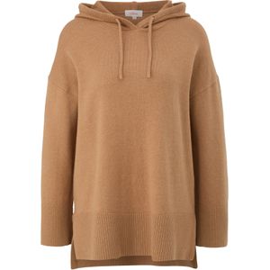 Gebreide hoodie met oversized model