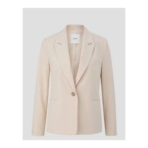 s.Oliver BLACK LABEL - Blazer - Elastische Materiaalmix - Zwart