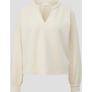 Sweatshirt met tuniekhals