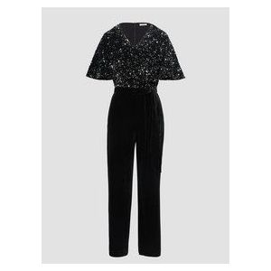 Jumpsuit - Fluwelen Jumpsuit - Met Pailletten