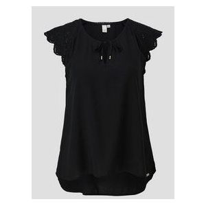 Blouse - Mouwloos - Broderie Anglaise