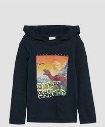 s.Oliver - Kindershirt - Effen - Puur Katoen - Dinosaurusprint