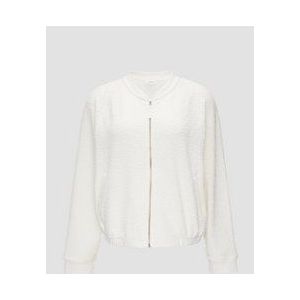 Tussenjas - Blouson - Effen - Losse Pasvorm - Elastische Taille/Zijde