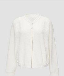 Tussenjas - Blouson - Effen - Losse Pasvorm - Elastische Taille/Zijde