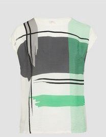 s.Oliver - T-Shirt - Met All-over Print - Casual Look