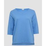 s.Oliver - Sweatshirt - Zacht - Jersey - V-hals - 3/4 Mouwen