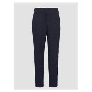 Broek - Slim-fit Sigarettenbroek - Katoenmix - Hoge Taille - Enkellengte