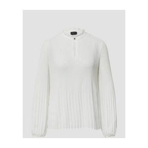 Blouse - Wijde Blouse - Effen - Crêpe - Lange Mouw - Normale Pasvorm