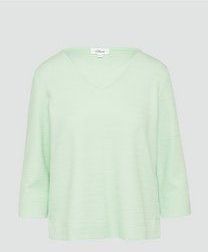 s.Oliver - Sweatshirt - Katoenmix - 3/4-mouwen