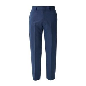 Pantalons - Cesano Slim - Mix van Elastische Materialen - Zwart