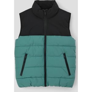 Outerwear bodywarmer met colour block