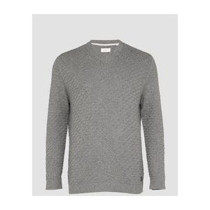 s.Oliver - Strickpullover - Heren Trui - V-hals - 100% Katoen