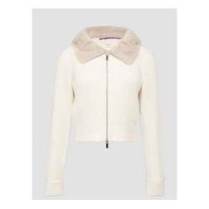 QS Gebreid vest  beige