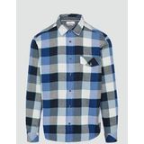 s.Oliver - Hemd - Geruit - Lichtgewicht Stretchkatoen - Regular Fit