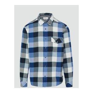 s.Oliver - Hemd - Geruit - Lichtgewicht Stretchkatoen - Regular Fit