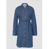 s.Oliver - Jeans-Hemdjurk - Blauw - Katoen - Relaxed Fit