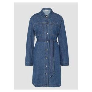 s.Oliver - Jeans-Hemdjurk - Blauw - Katoen - Relaxed Fit