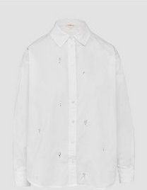 Blouse - Effen - Klassieke Blouse - Lange Mouw - Normale Pasvorm