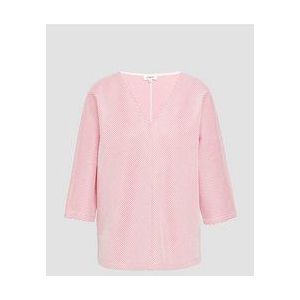 T-shirt - Gestreept - Jersey - 3/4-mouwen - V-hals