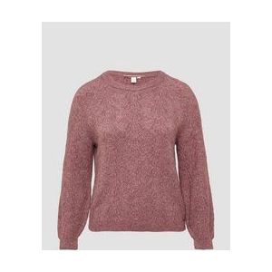 Gebreide Trui - Relaxte Stijl - Normale Pasvorm - Ajourpatroon - Raglanmouwen