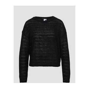 Gebreide Trui - Lichte Pullover - Ajourpatroon - Normale Pasvorm - Lange Mouwen