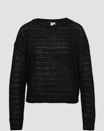 Gebreide Trui - Lichte Pullover - Ajourpatroon - Normale Pasvorm - Lange Mouwen