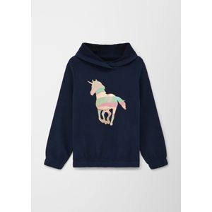 Sweatshirt met sjaalkraag