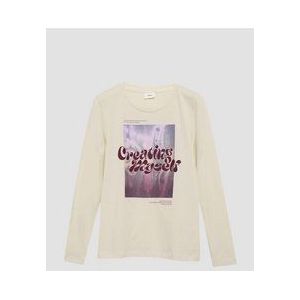 T-shirt - Lange Mouwen - 100% Katoen - Normale Pasvorm