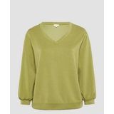 s.Oliver - Sweatshirt - V-hals - Casual - Relaxte Pasvorm
