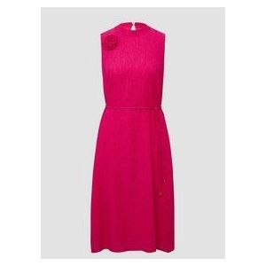 A-lijn Jurk - Viscose - Mouwloos - Ronde Halslijn - Afneembare Broche